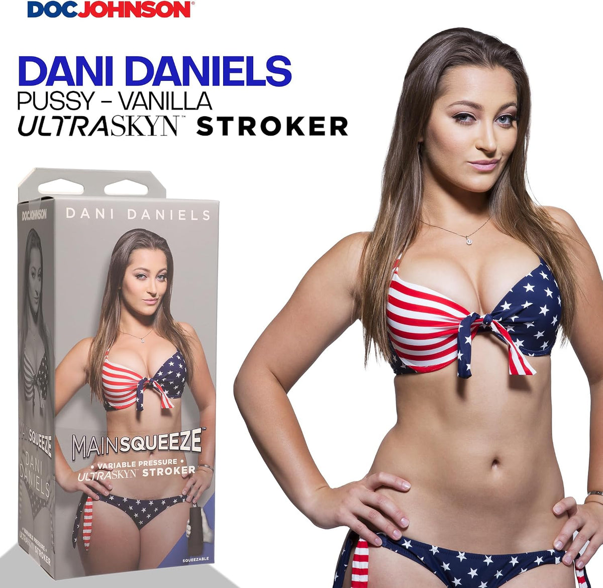 Doc Johnson Main Squeeze Variable Pressure Stroker Dani Daniels