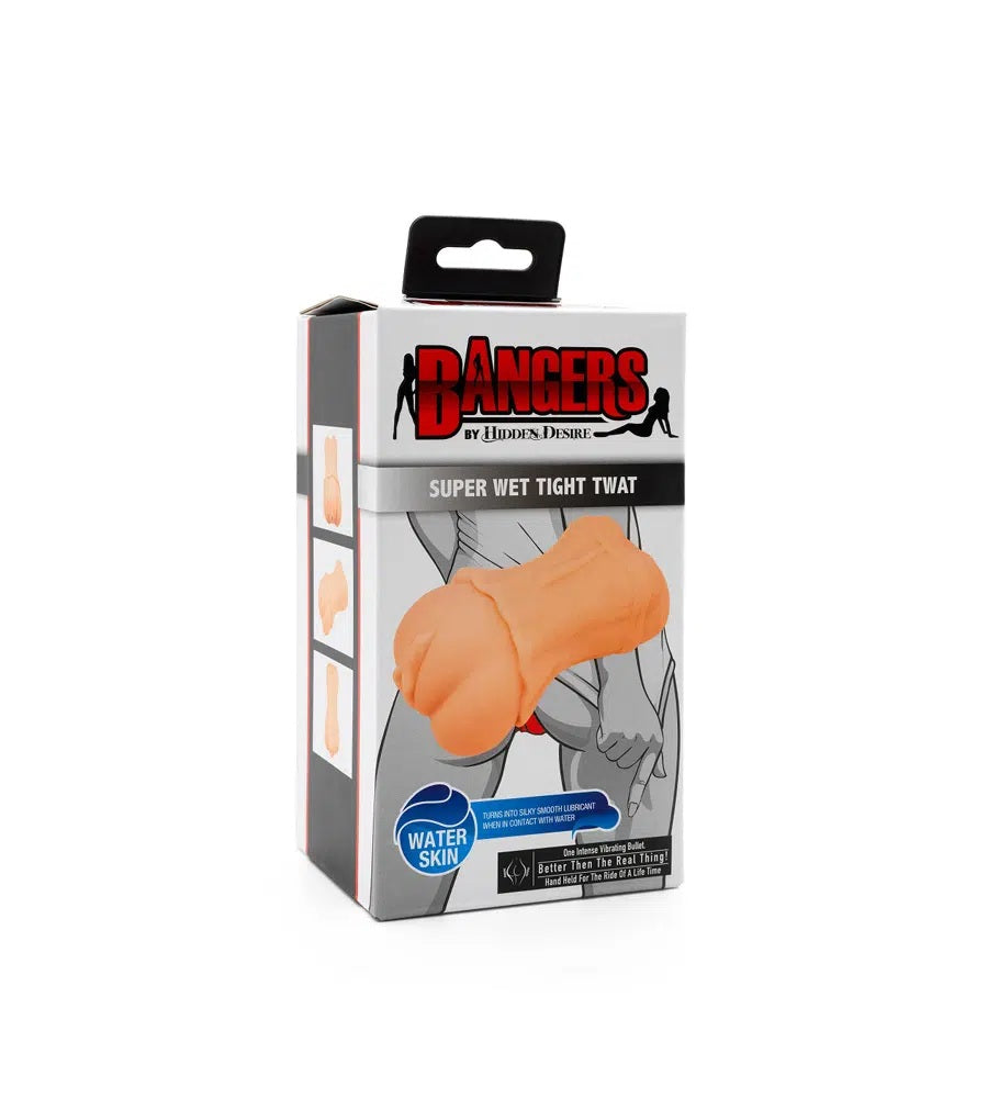 Hidden Desire BANGERS Super Wet Tight Twat Vibrating (beige)