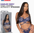 Doc Johnson Main Squeeze Variable Pressure Stroker Karlee Grey