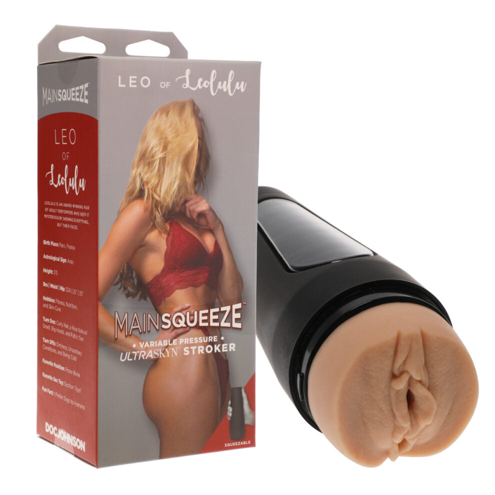 Doc Johnson Main Squeeze Variable Pressure Stroker Leo of Leolulu