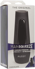 Doc Johnson Main Squeeze Variable Pressure Stroker Original Chocolate Pussy