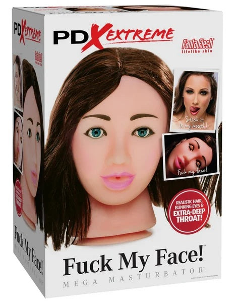 Pipedream PDX EXTREME Fuck My Face Dark hair