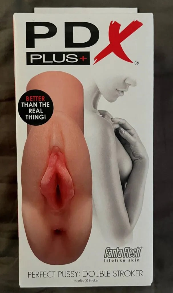 Pipedream PDX PLUS Perfect Pussy Double Stroker Tan